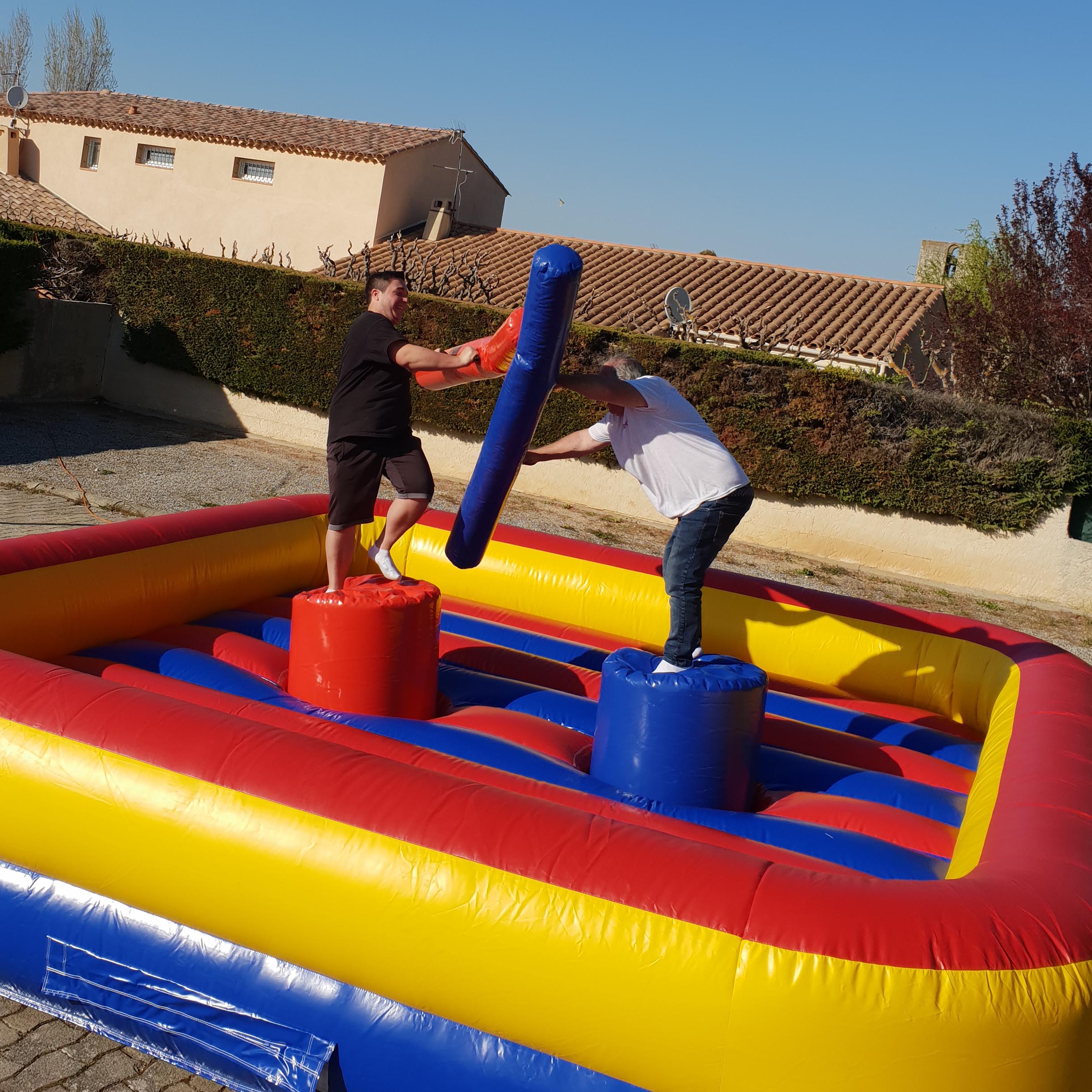 combat de joutes gonflable